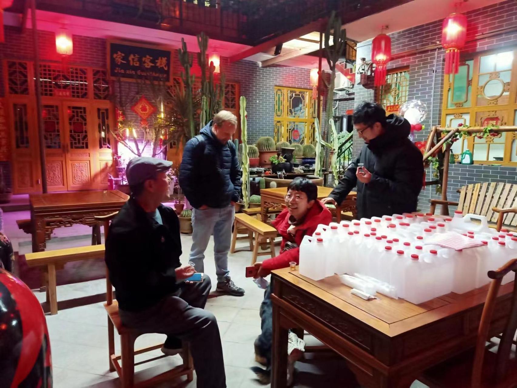 Pingyao Jiaxin Guesthouse Bagian luar foto