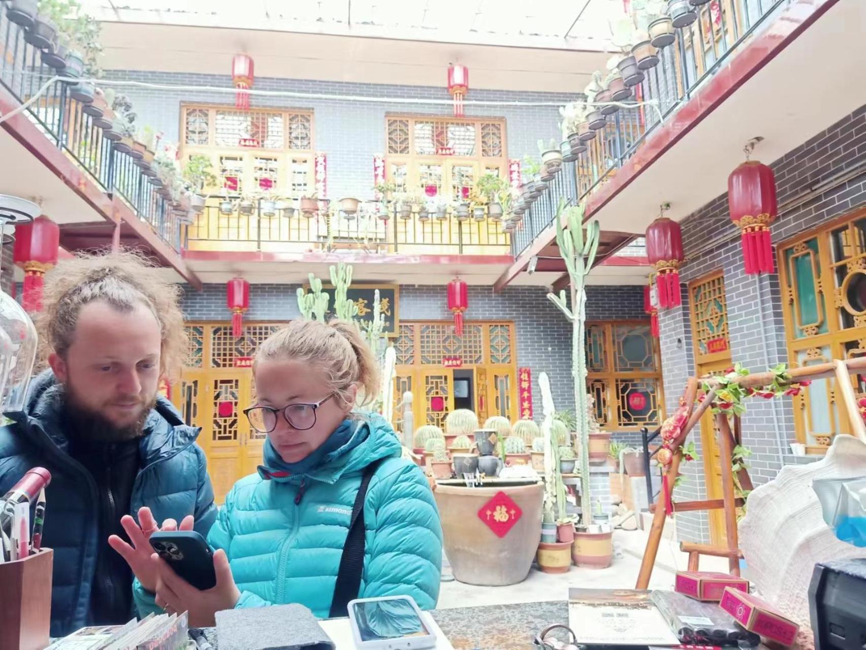 Pingyao Jiaxin Guesthouse Bagian luar foto