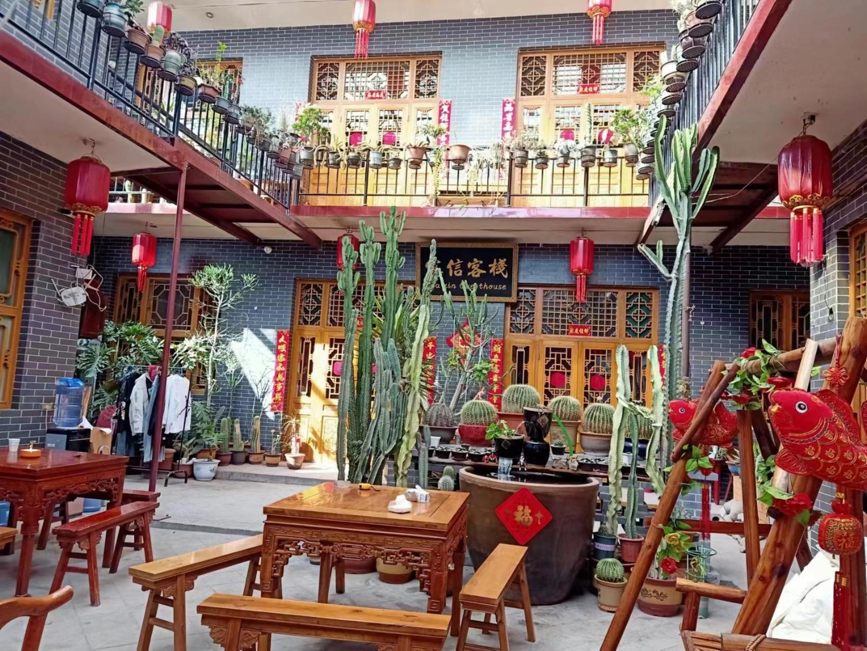 Pingyao Jiaxin Guesthouse Bagian luar foto